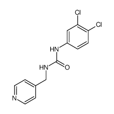 1-(3,4-dichloro-phenyl)-3-pyridin-4-ylmethyl-urea Structure