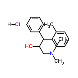 3-(Dimethylamino)-1-(2-methylphenyl)-1-phenyl-2-propanol hydrochloride (1:1)结构式