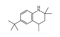 6-tert-butyl-2,2,4-trimethyl-3,4-dihydro-1H-quinoline结构式