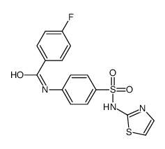 4-fluoro-N-[4-(1,3-thiazol-2-ylsulfamoyl)phenyl]benzamide Structure