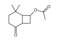 (5,5-dimethyl-2-oxo-7-bicyclo[4.2.0]octanyl) acetate Structure