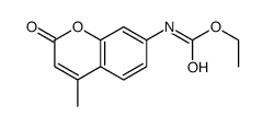 Carbamic acid, (4-methyl-2-oxo-2H-1-benzopyran-7-yl)-, ethyl ester picture