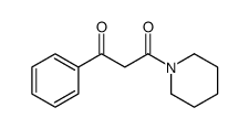 1-phenyl-3-(piperidin-1-yl)propane-1,3-dione Structure