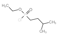 1-(chloro-ethoxy-phosphoryl)-3-methyl-butane结构式