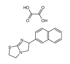 6-naphthalen-2-yl-2,3,5,6-tetrahydro-imidazo[2,1-b]thiazole, oxalate (1:1) Structure