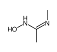 N-hydroxy-N'-methylethanimidamide结构式