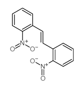 Benzene, 1,1-(1,2-ethenediyl)bis(2-nitro-结构式