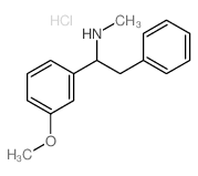 1-(3-methoxyphenyl)-N-methyl-2-phenyl-ethanamine Structure