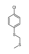 1-chloro-4-(methylsulfanylmethylsulfanyl)benzene Structure