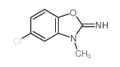 2(3H)-Benzoxazolimine,5-chloro-3-methyl- Structure