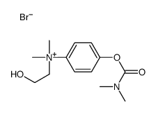 [4-(dimethylcarbamoyloxy)phenyl]-(2-hydroxyethyl)-dimethylazanium,bromide结构式