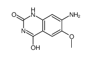 7-amino-6-methoxy-1H-quinazoline-2,4-dione Structure