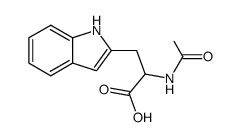 2-acetamido-3-(2-indolyl)propionic acid结构式