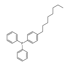 (4-octylphenyl)-diphenylphosphane Structure