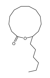 (13R)-13-hexyl-oxacyclotridecan-2-one Structure