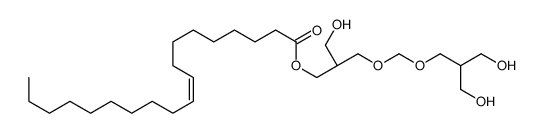 [(2R)-3-hydroxy-2-[[3-hydroxy-2-(hydroxymethyl)propoxy]methoxymethyl]propyl] (E)-nonadec-9-enoate结构式