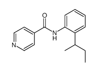 4-Pyridinecarboxamide,N-[2-(1-methylpropyl)phenyl]-(9CI) picture