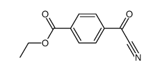 4-ethoxycarbonylbenzoyl cyanide结构式