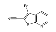 3-溴噻吩并[2,3-b]吡啶-2-甲腈结构式