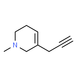 Pyridine, 1,2,3,6-tetrahydro-1-methyl-5-(2-propynyl)- (9CI) Structure