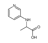 2-(pyridin-3-ylamino)propanoic acid structure