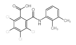 2,3,4,5-tetrachloro-6-[(2,3-dimethylphenyl)carbamoyl]benzoic acid结构式