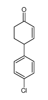 4-(4-chlorophenyl)-2-cyclohexen-1-one Structure