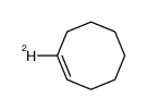 [1-2H1]Cyclooctene Structure