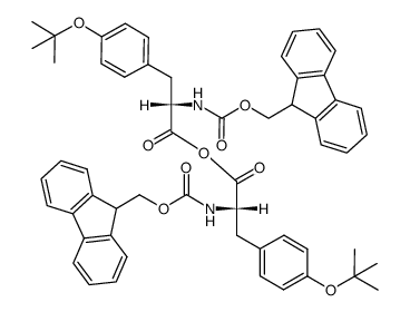 symmetrical anhydride of Fmoc-Tyr(But)-OH结构式