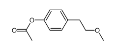 4-(2-methoxyethyl)phenyl acetate结构式