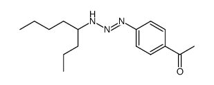 4-octyl-p-acetylphenyltriazene Structure