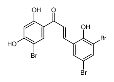 (E)-1-(5-bromo-2,4-dihydroxy-phenyl)-3-(3,5-dibromo-2-hydroxy-phenyl)p rop-2-en-1-one picture