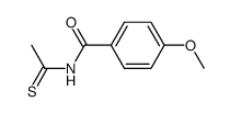 N-Thioacetyl-p-anisamide结构式