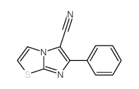 Imidazo[2,1-b]thiazole-5-carbonitrile,6-phenyl- Structure