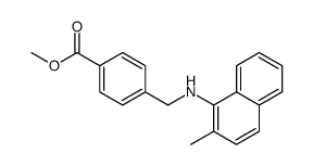 methyl 4-[[(2-methylnaphthalen-1-yl)amino]methyl]benzoate Structure