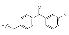 3-BROMO-4'-ETHYLBENZOPHENONE Structure