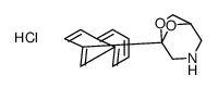 1-naphthalen-2-yl-7,8-dioxa-3-azabicyclo[3.2.1]octane hydrochloride structure