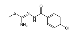 1-(4-chloro-benzoyl)-S-methyl-iso thiosemicarbazide Structure