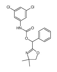 (3,5-Dichloro-phenyl)-carbamic acid (4,4-dimethyl-4,5-dihydro-oxazol-2-yl)-phenyl-methyl ester Structure