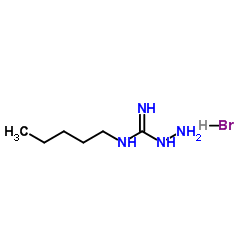 N-Pentylhydrazinecarboximidamide hydrobromide (1:1) Structure