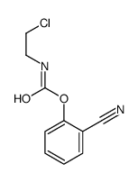 (2-cyanophenyl) N-(2-chloroethyl)carbamate Structure