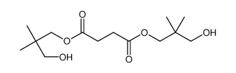 bis(3-hydroxy-2,2-dimethylpropyl) butanedioate Structure