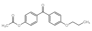 4-ACETOXY-4'-PROPOXYBENZOPHENONE结构式