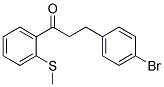 3-(4-BROMOPHENYL)-2'-THIOMETHYLPROPIOPHENONE结构式