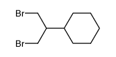 1,3-Dibrom-2-cyclohexyl-propan Structure