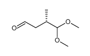 Butanal, 4,4-dimethoxy-3-methyl-, (S) Structure