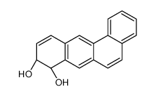 (8R,9S)-8,9-dihydrobenzo[a]anthracene-8,9-diol Structure