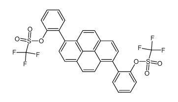 1,6-bis(2-trifluoromethylsulfonylphenyl)pyrene Structure