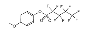 4-methoxyphenyl nonaflate结构式