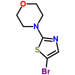 4-(5-Bromo-1,3-thiazol-2-yl)morpholine structure